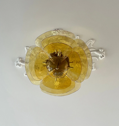Lilypad Glass Chandelier