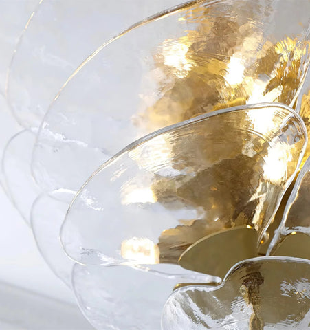 Lilypad Glass Chandelier