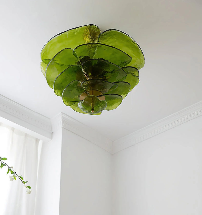 Lilypad Glass Chandelier