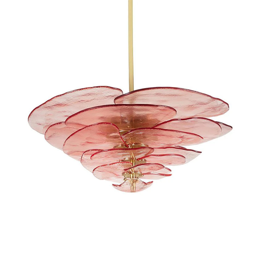 Lilypad Glass Chandelier