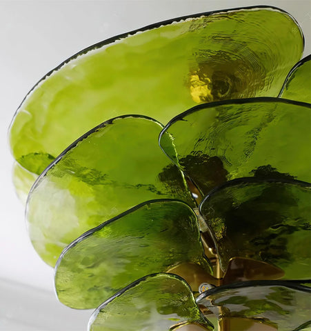 Lilypad Glass Chandelier