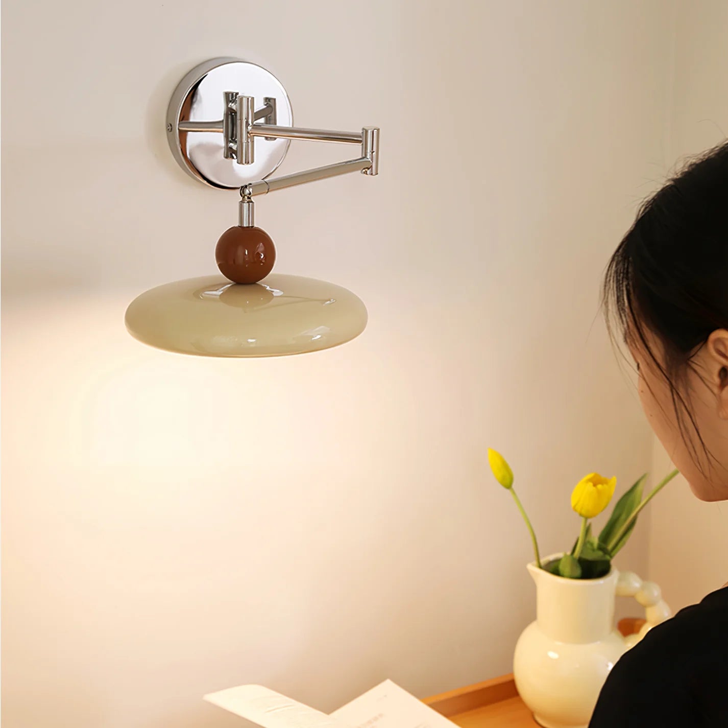Lola Swing Arm Wall Lamp - Yiarolight