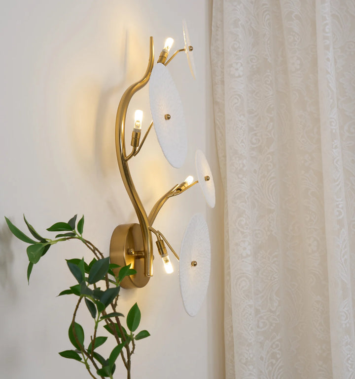 Lotus Cascade Wall Lamp