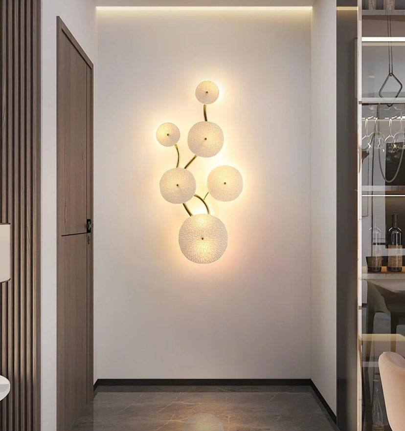 Lotus Cascade Wall Lamp