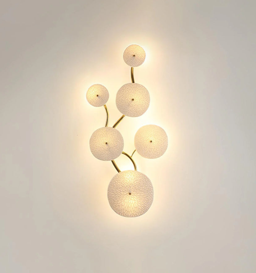 Lotus Cascade Wall Lamp