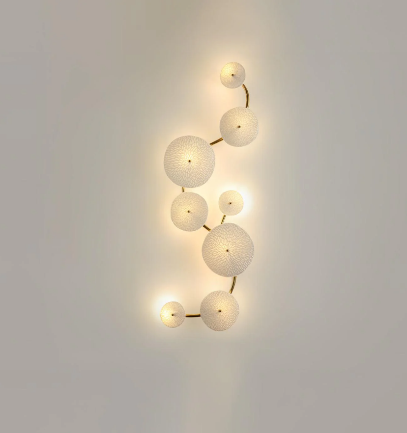 Lotus Cascade Wall Lamp