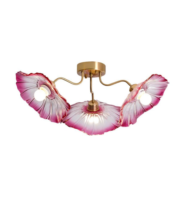 LOTUS LEAF GLASS CEILING LIGHT