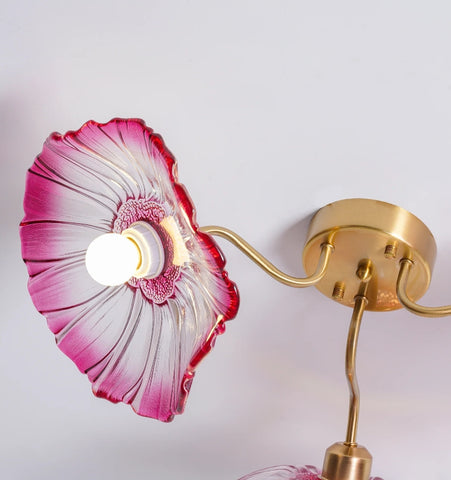 LOTUS LEAF GLASS CEILING LIGHT