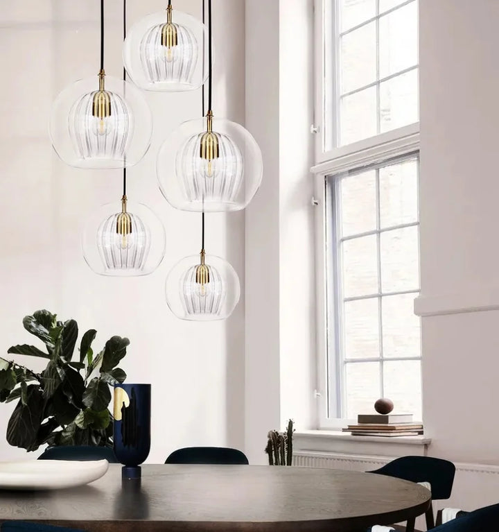 MZAN HAND BLOWN GLASS PENDANT LIGHT