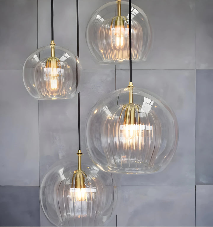 MZAN HAND BLOWN GLASS PENDANT LIGHT