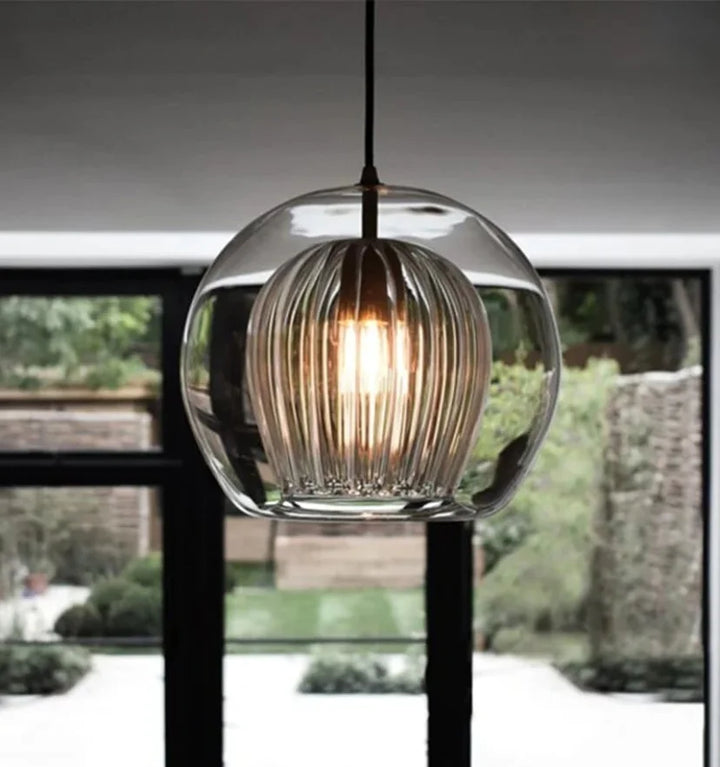 MZAN HAND BLOWN GLASS PENDANT LIGHT