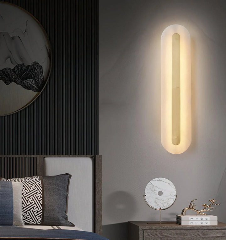 Marble Rounded Wall Light