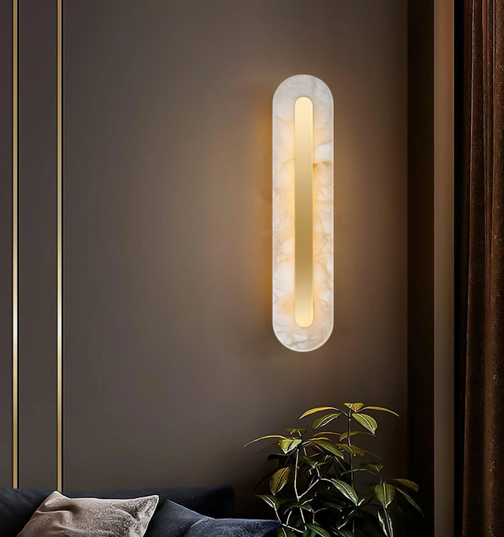 Marble Rounded Wall Light