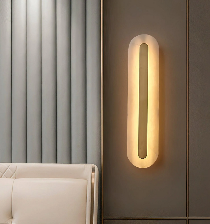 Marble Rounded Wall Light