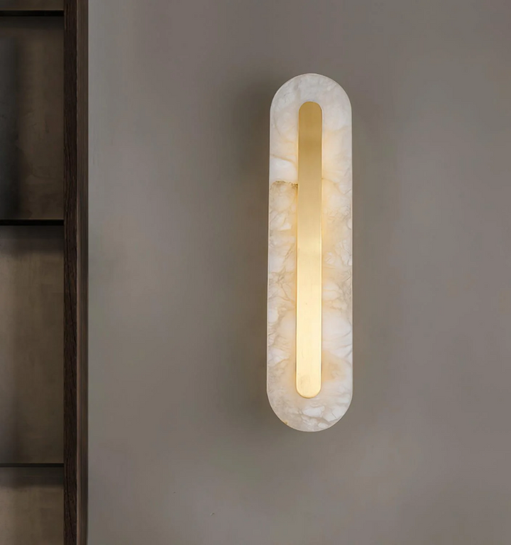 Marble Rounded Wall Light