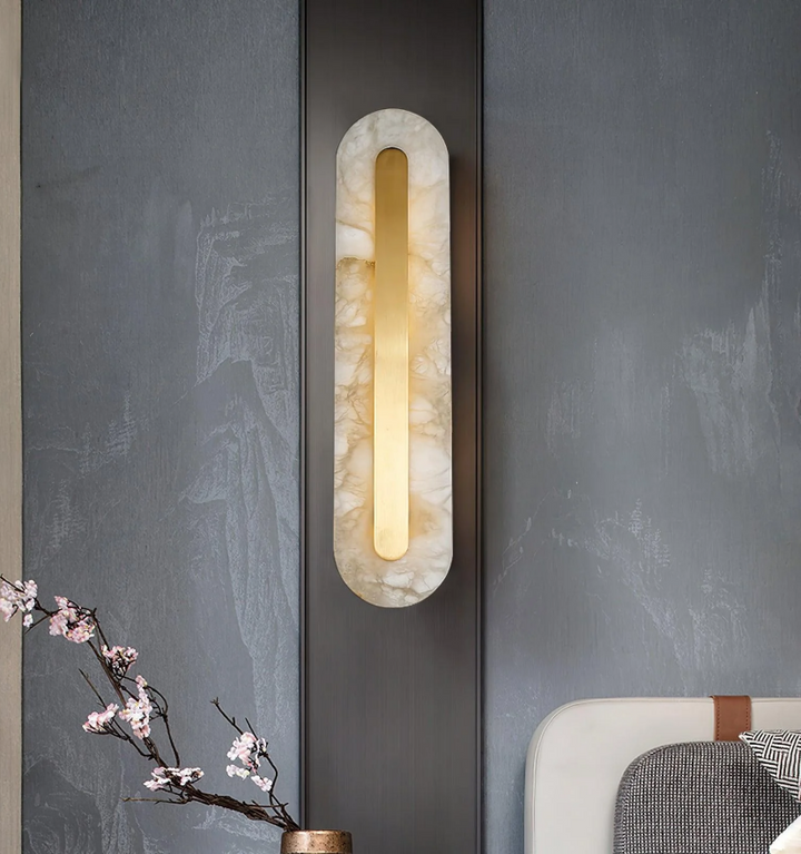 Marble Rounded Wall Light