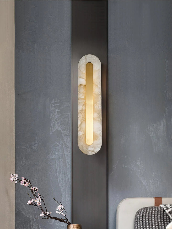 Marble Rounded Wall Light