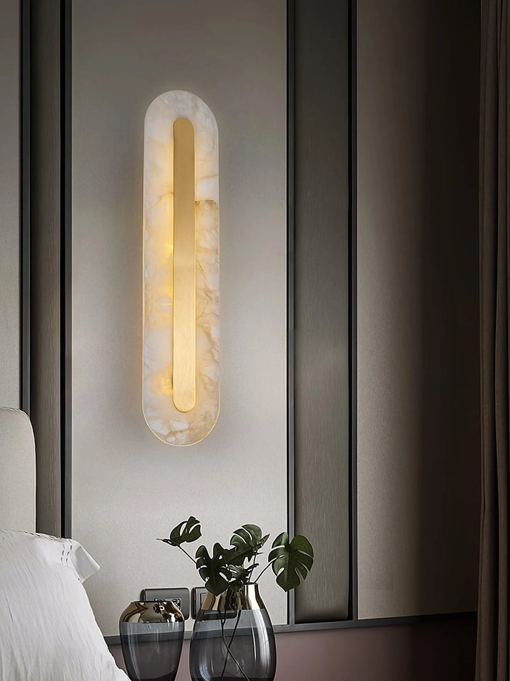 Marble Rounded Wall Light