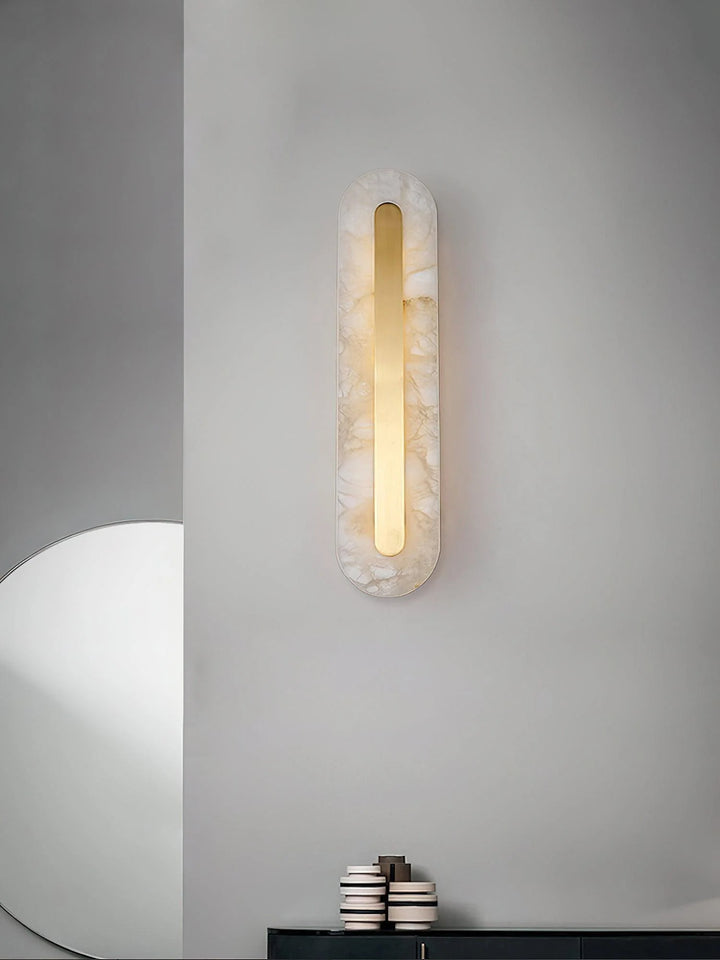 Marble Rounded Wall Light