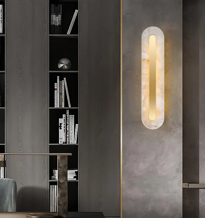 Marble Rounded Wall Light