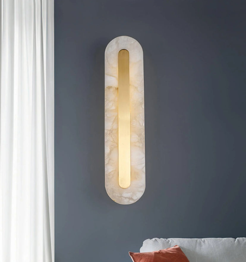Marble Rounded Wall Light