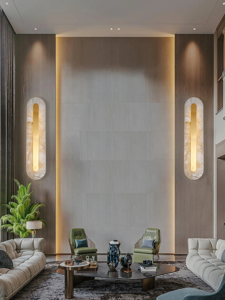 Marble Rounded Wall Light
