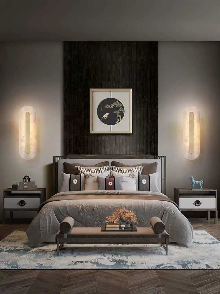 Marble Rounded Wall Light