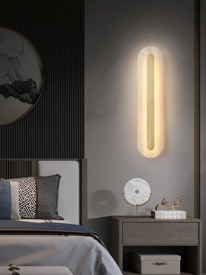 Marble Rounded Wall Light