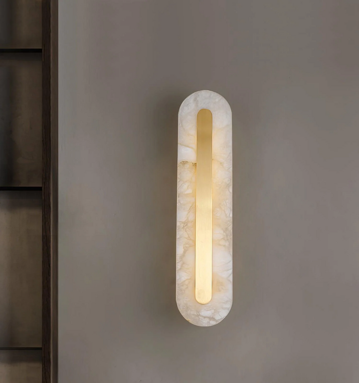 Marble Rounded Wall Light