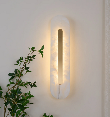 Marble Rounded Wall Light