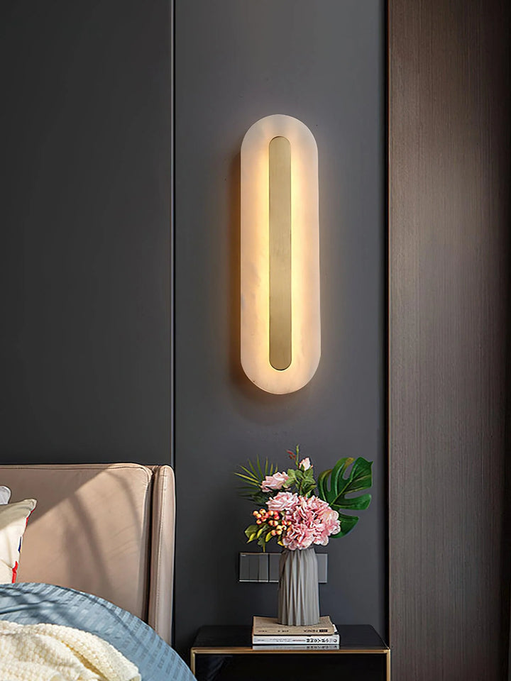Marble Rounded Wall Light