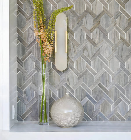 MELANGE ELONGATED ALABASTER WALL LAMP