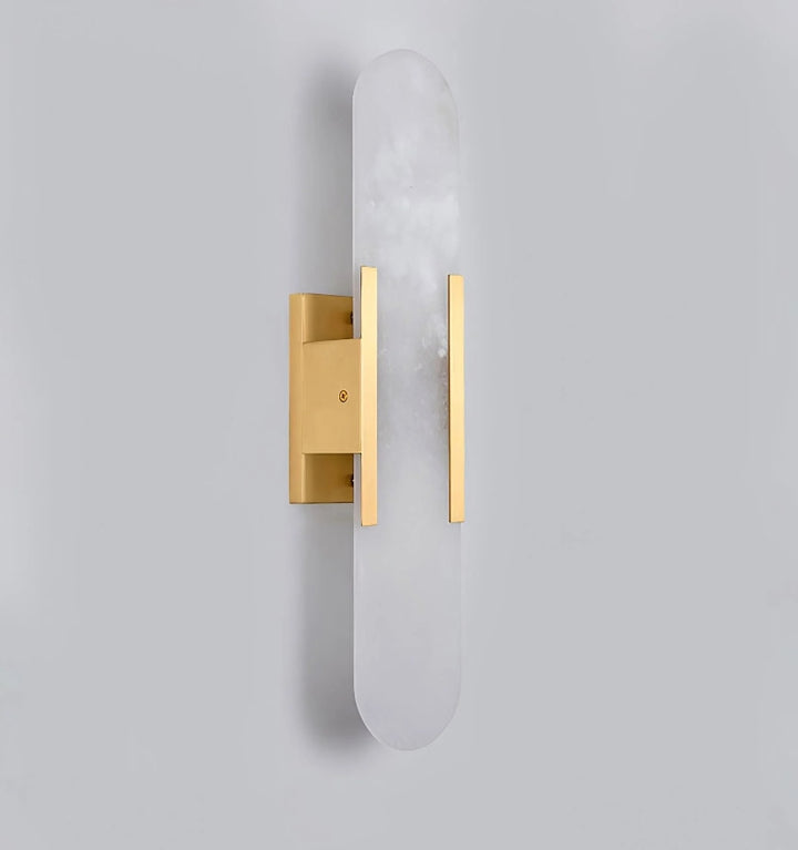 MELANGE ELONGATED ALABASTER WALL LAMP