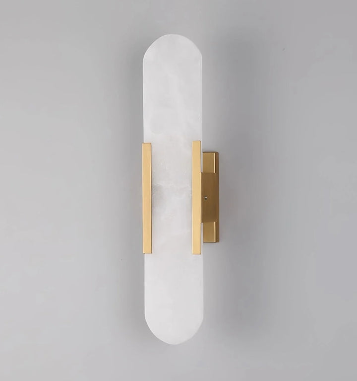 MELANGE ELONGATED ALABASTER WALL LAMP