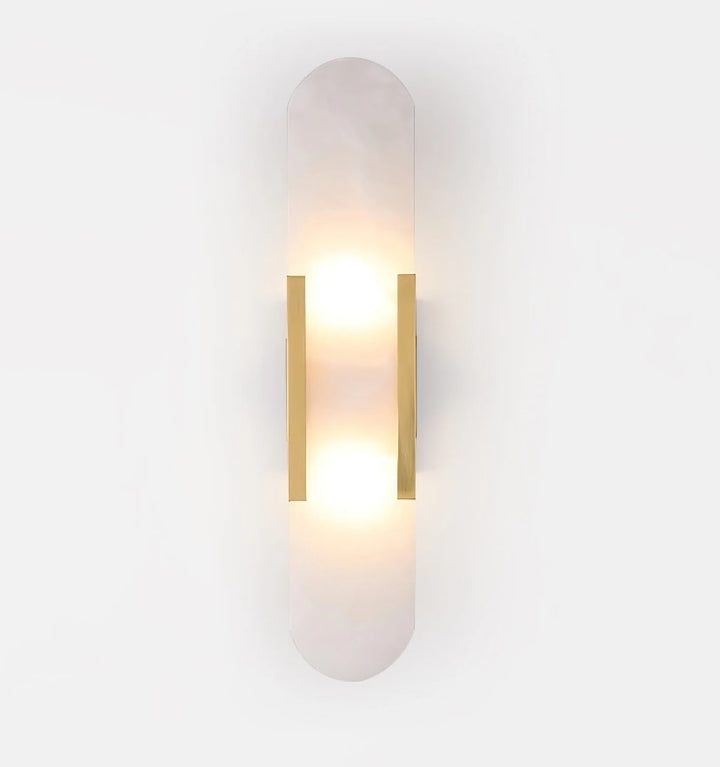 MELANGE ELONGATED ALABASTER WALL LAMP