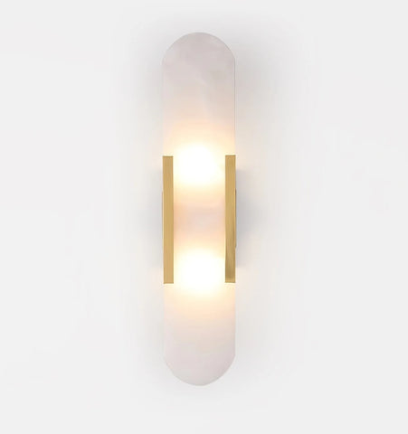 MELANGE ELONGATED ALABASTER WALL LAMP