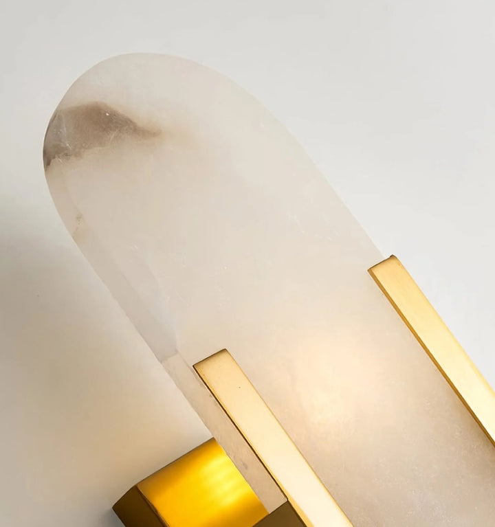 MELANGE ELONGATED ALABASTER WALL LAMP