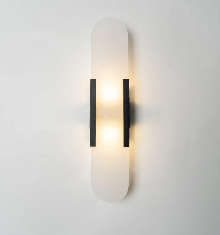 MELANGE ELONGATED ALABASTER WALL LAMP