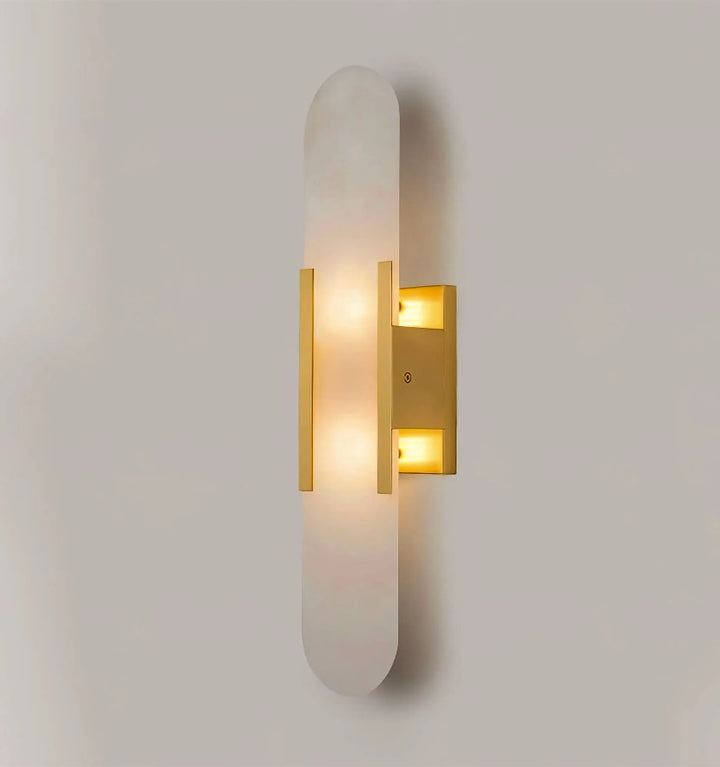 MELANGE ELONGATED ALABASTER WALL LAMP