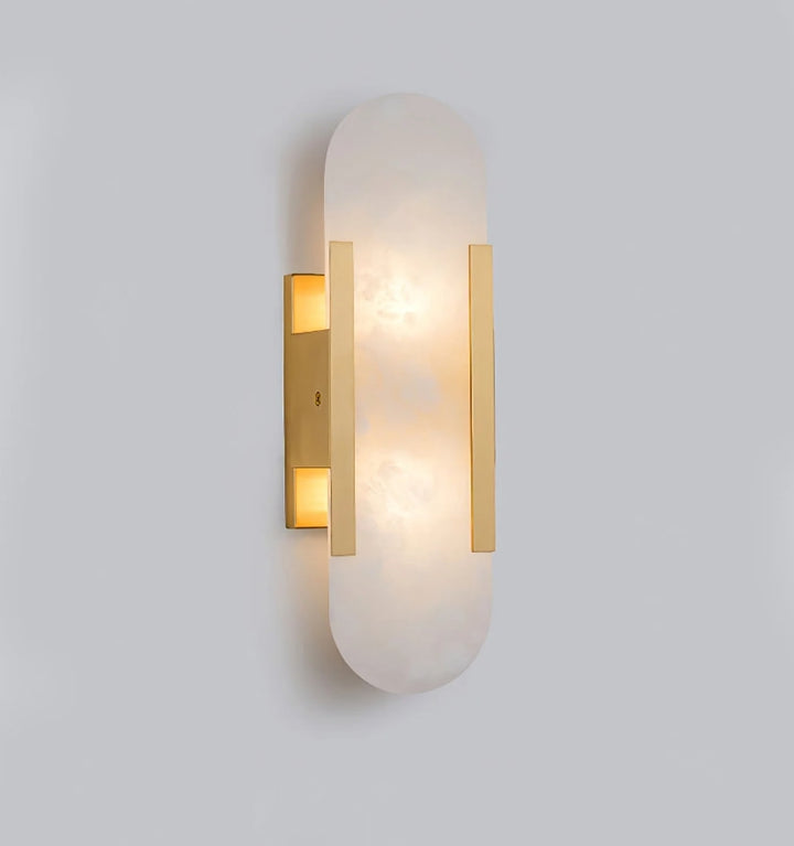 MELANGE ELONGATED ALABASTER WALL LAMP