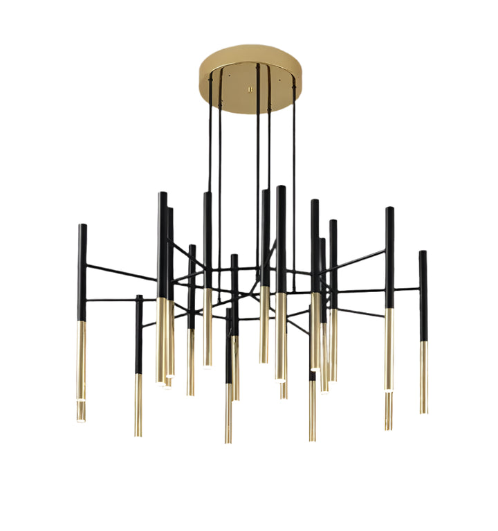 Metal Tubular Chandelier