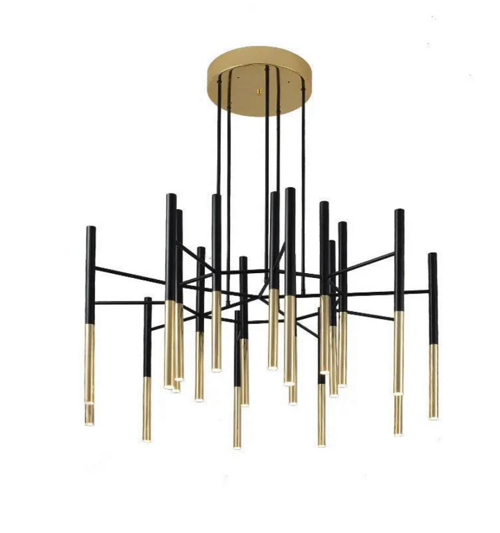 Metal Tubular Chandelier