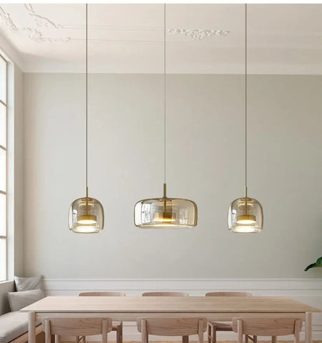 Metro Sphere Glass Pendant Lamp