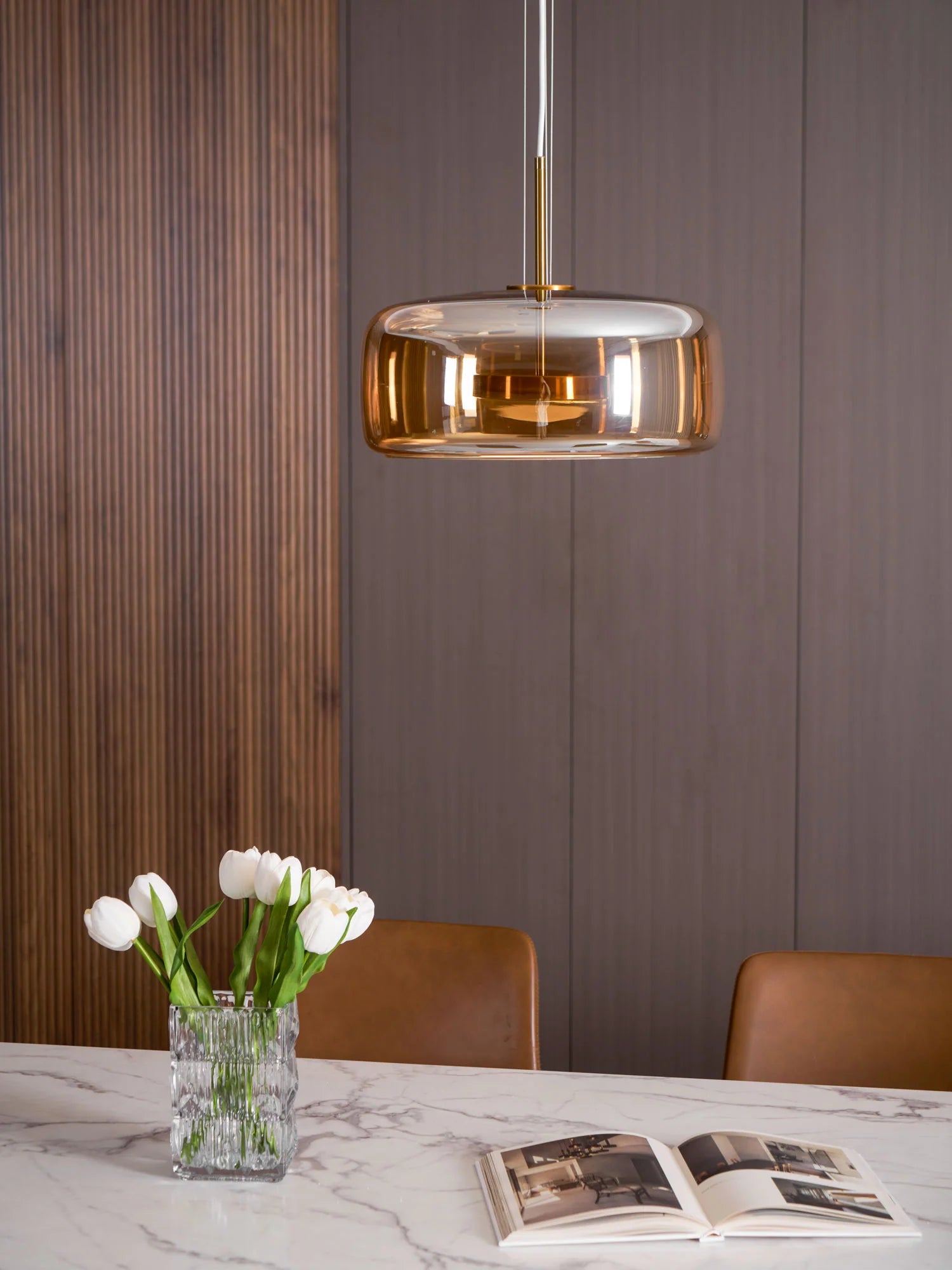 Metro Sphere Glass Pendant Lamp