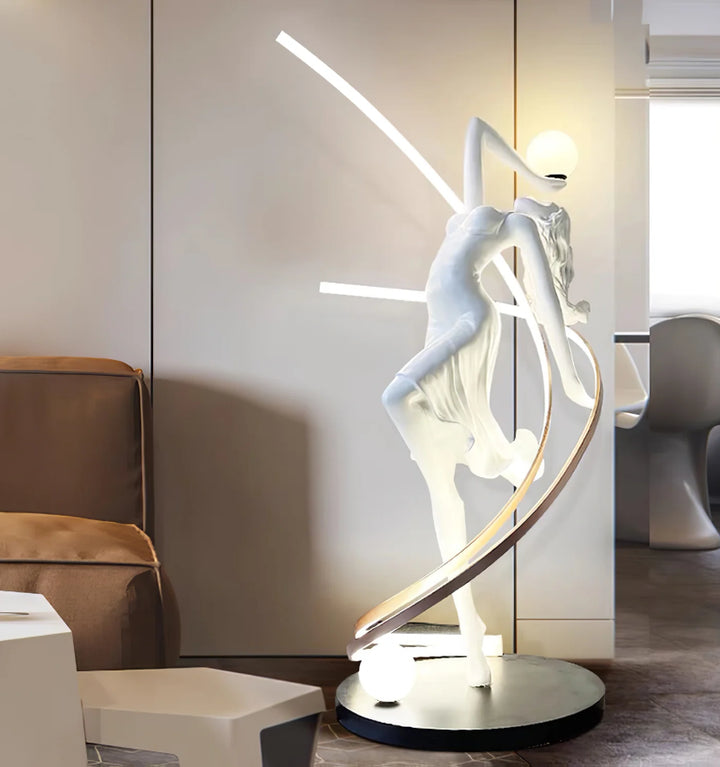 Misha Goddess Statue Floor Lamp