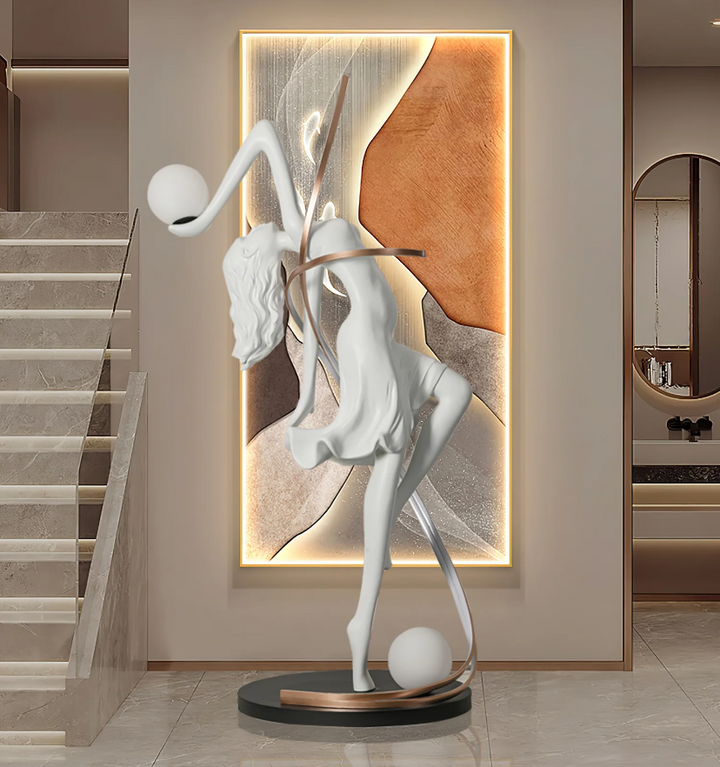 Misha Goddess Statue Floor Lamp