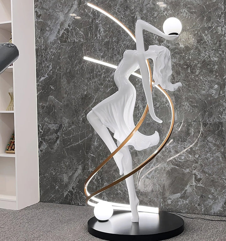 Misha Goddess Statue Floor Lamp