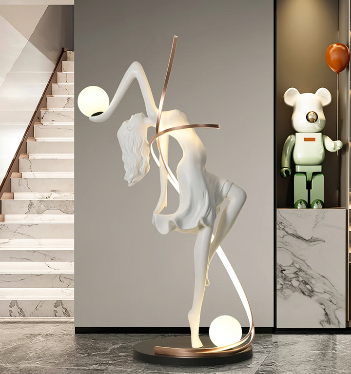 Misha Goddess Statue Floor Lamp