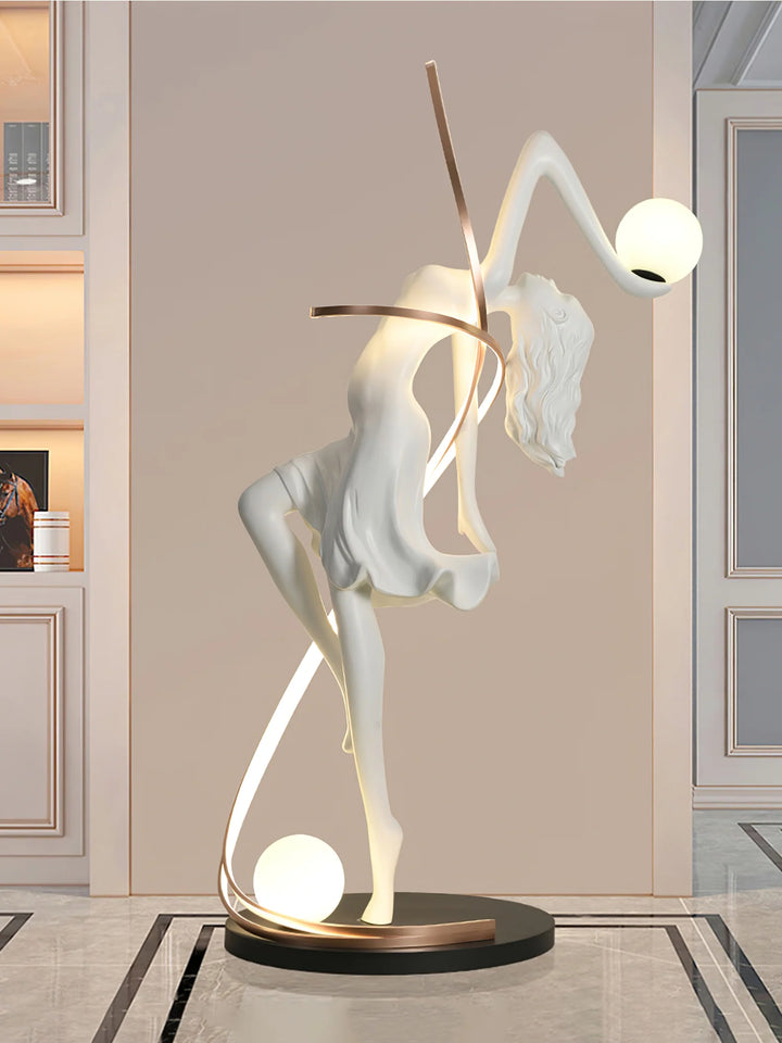 Misha Goddess Statue Floor Lamp