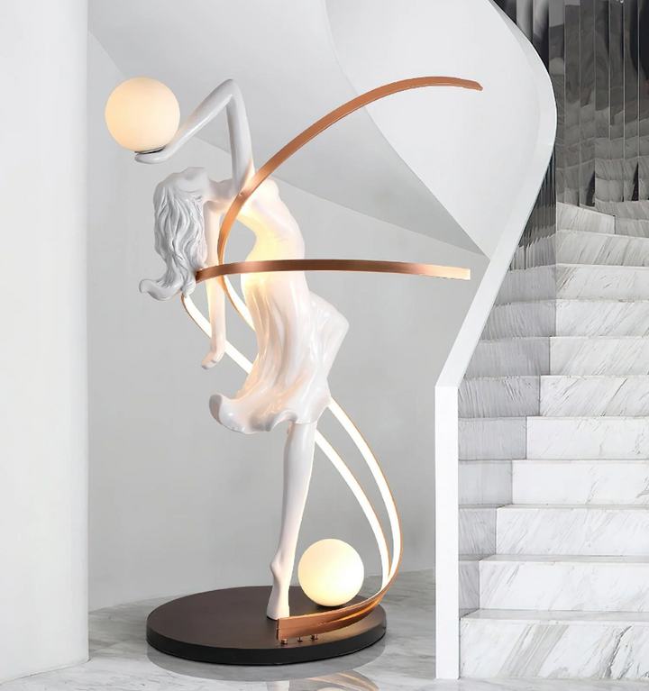 Misha Goddess Statue Floor Lamp